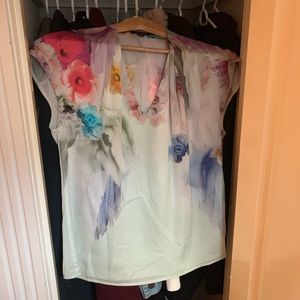 🌟SALE - MAKE OFFERS🌟Ted Baker Flower Printed Top